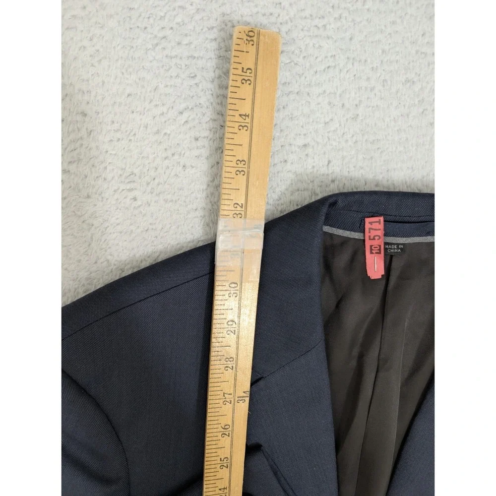 J Crew Ludlow Blazer Mens 40R Navy Blue Slim Fit Wool Stretch Tollegno 1900 Flex